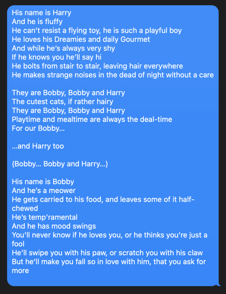 Harry and Bobby lyrics